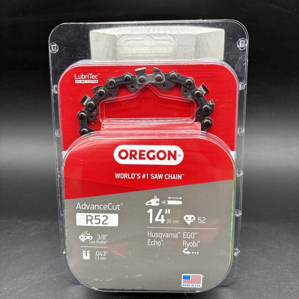 Oregon AdvanceCut R52 14" Chain 3/8 LP .043 Husqvarna Echo Ego Ryobi